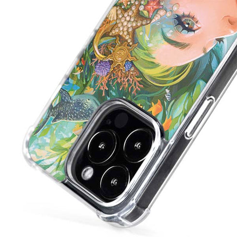 Mermaid with Sea Stars in Her Hair by Ivy Dolamore iPhone 15 Pro MagSafe Case